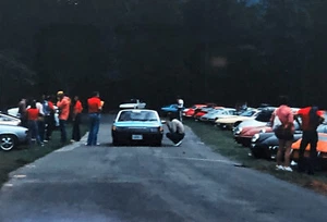 Porsche Car Show 35mm Photo Slide Vintage 1981 Porsche 911 + - Picture 1 of 3
