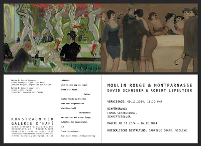 MOULIN ROUGE & MONTPARNASSE,  DAVID SCHNEUER & ROBERT LEPELTIER, 2 KARTEN - Bild 1 von 4