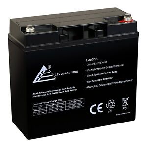12V 20Ah SLA Internal Thread Replacement Battery for DSR12-22A-3