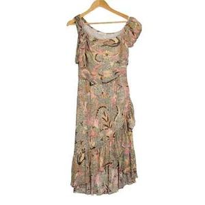 Ulla Johnson Uma Birds of Paradise Midi Floral Dress Size 6 - Picture 1 of 5