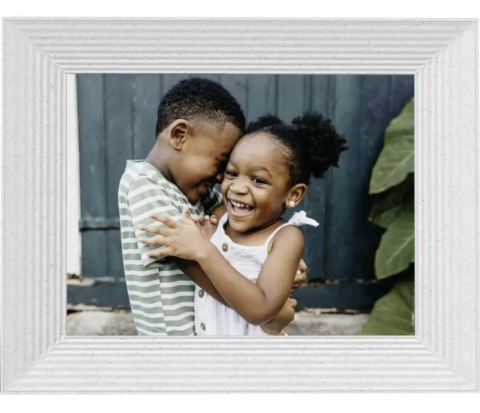 Aura Mason AF200-WHTS 9 in LCD Digital Photo Frame - White