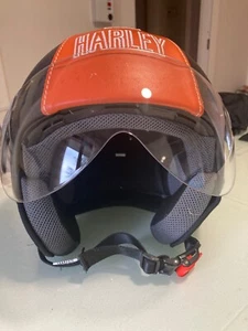 2 caschi jet Pelle HD Taglia XL /M - Foto 1 di 2