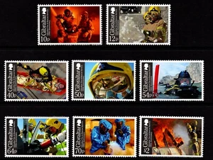 GIBRALTAR  2015  FIRE & RESCUE SERVICE 150TH ANNIVERSARY  SET OF 8    MNH - Picture 1 of 1