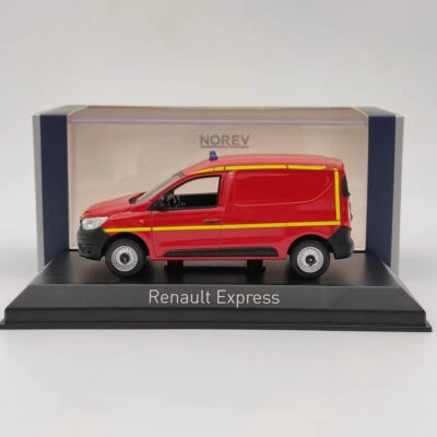 1/43 Norev Renault Express VAN SAPEURS POMPIERS 2021 Red Diecast Models Car Gift - Immagine 1 di 4