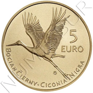 ESLOVAQUIA 5 euro 2023 - LA CIGUEÑA NEGRA - Imagen 1 de 2