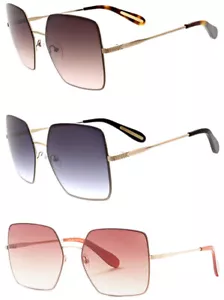 BCBGMAXAZRIA geometrische Schmetterlingssonnenbrille für Damen mit Farbverlaufsgläsern - BA4037 - Bild 1 von 5