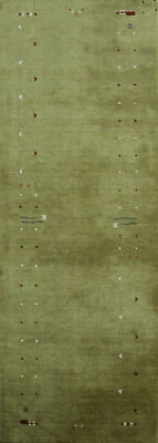 Authentic Handcrafted Tribal Rug Gabbeh Indian Rug Runner 3x10 ft - Image 1 of 4