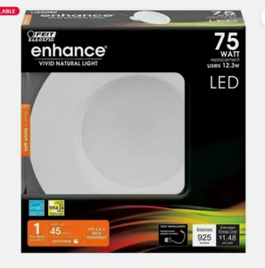 Feit Enhance LED Vivid Retrofit Kit 5/6" 75W Equivalent, 925 Lumens, 2700K NIB - Picture 1 of 2