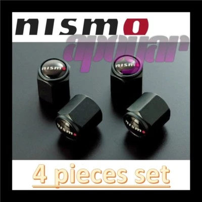 NISMO  Air Valve Cap Set Black anodized finish 99927RN302 NISSAN OEM Genuine - Image 1 of 4