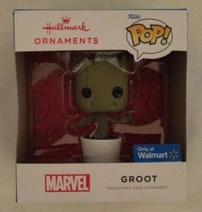 2021 Groot Hallmark Funko POP! Exclusive Christmas Ornament - Picture 1 of 2