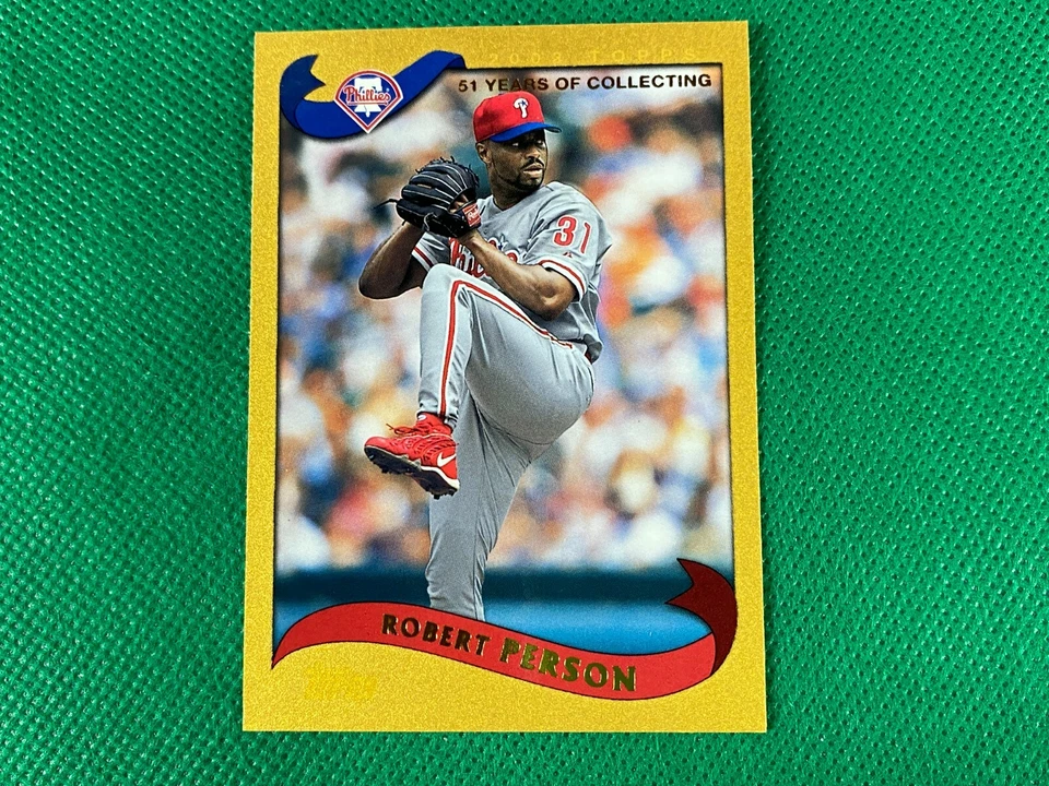 2002 Topps Gold #394 Robert Person 1363/2002 Philadelphia Phillies - Image 1 of 1