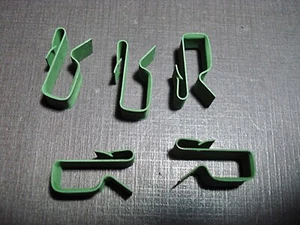 5 pcs NORS trunk under hood tail lamp head light wiring clips clamps fits Dodge - Picture 1 of 9