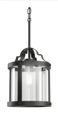 Kichler 82358 Farona 10.5 in. 1-Light Black Pendant Light - Image 1 of 4