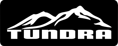 Tundra Vinyl Decal Stickers 4 Pack 19 Colors/ 5 Sizes
