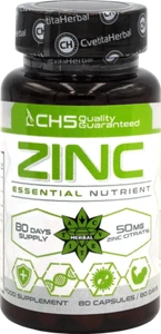 Zinc Citrate Zinc Immune support Health Immune Booster 80 caps 50mg - Picture 1 of 11