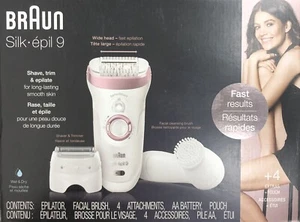 Braun Silk-Epil 9 9-880 Facial Hair Removal for Women - READ DESCRIPTION - Picture 1 of 3