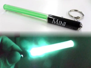 Pocket Star Wars Light Sabers Jedi GREEN Keyring Torch Party Multi Mini LED Gift - Picture 1 of 11