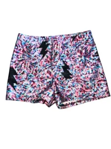 Pixie Lane Girls Hi Shine Lightning Bolt Beaded Bracelet Print Tumble Shorts 8 - Picture 1 of 3