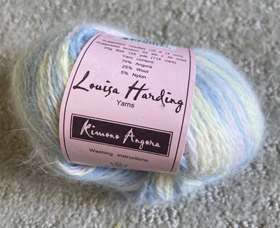 1 Ball Louisa Harding Kimono Angora Yarn (Angora/Wool/Nylon) Color #10  - Image 1 of 3