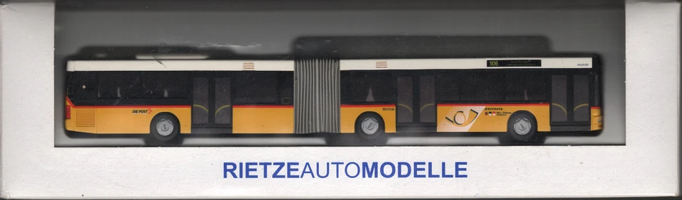 Rietze 65238 MAN NG 313 "Postauto Bern" (CH) Bus 1:87 OVP - Bild 1 von 1