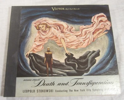 LEOPOLD STOKOWSKI & New York Symphony 78 RPM Album -- DEATH AND TRANSFIGURATION Foto 1 de 4