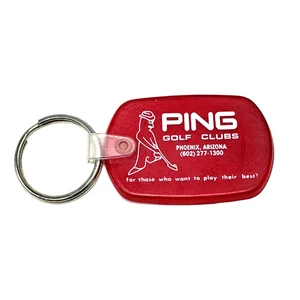Red Ping Key Chain ''for those who want to play their best" Mr. Ping Vintage - Picture 1 of 4