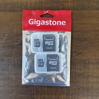 Gigastone 64GB 2-Pack Micro SD Card, 4K UHD Video, Surveillance Security Cam Mem - Image 1 of 4
