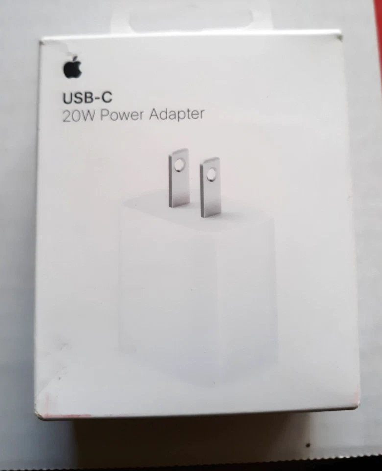 Cargador rápido adaptador de corriente USB-C Apple 20W para iPhone iPad GENUINO Foto 1 de 2