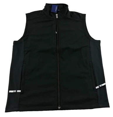 NEW B. Draddy Sport Everyday Vest Men's Sz. Large Full Zip Black Golf Vest! - Image 1 of 4