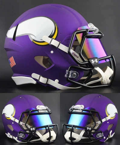 MINNESOTA VIKINGS NFL Riddell SPEED Full Size Authentic Football Helmet Cover