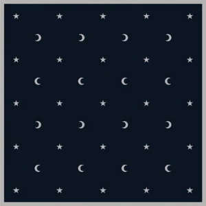 Moon & Stars Velvet Tarot Cloth - New - Picture 1 of 1
