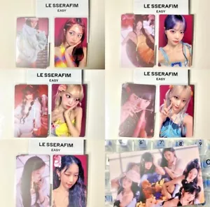 Lesserafim easy qq music china vce pob lucky draw photocard set broadcast kpop - Picture 1 of 8