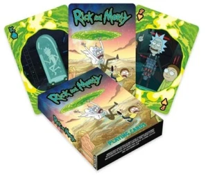 RICK AND MORTY: JUGAR A LAS CARTAS - Baraja Oficial de Juego de Poker de 52 Cartas Blackjack / NUEVO - Imagen 1 de 5