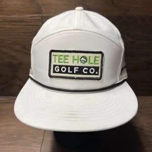 Tee Hole Golf Co White Hat. TikTok Special. Adjustable - Picture 1 of 10
