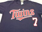 Minnesota Twins Joe Mauer Lee Sport  T Shirt   Size Small  Flaw