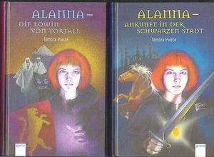 Tamora Pierce Alanna   komplett 1 + 2 , 3 + 4  Stadt , Bann , Juwel , Schwert hc - Picture 1 of 4
