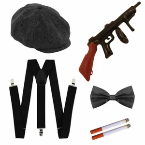 Tommy ShelbyPeaky Blinders 20's  Stag Costume Lot Fancy Dress Gangster Accessory - Bild 1 von 1