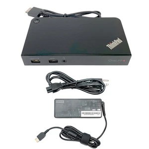 OEM ThinkPad OneLink+Dock for Lenovo ThinkPad X1 Yoga X1 Carbon 4 Gen w/PSU 90W - Picture 1 of 8