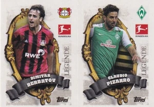 Topps Bundesliga 23/24 Offizielle Sticker BL 33 / 34 Berbatov Pizarro - Picture 1 of 1