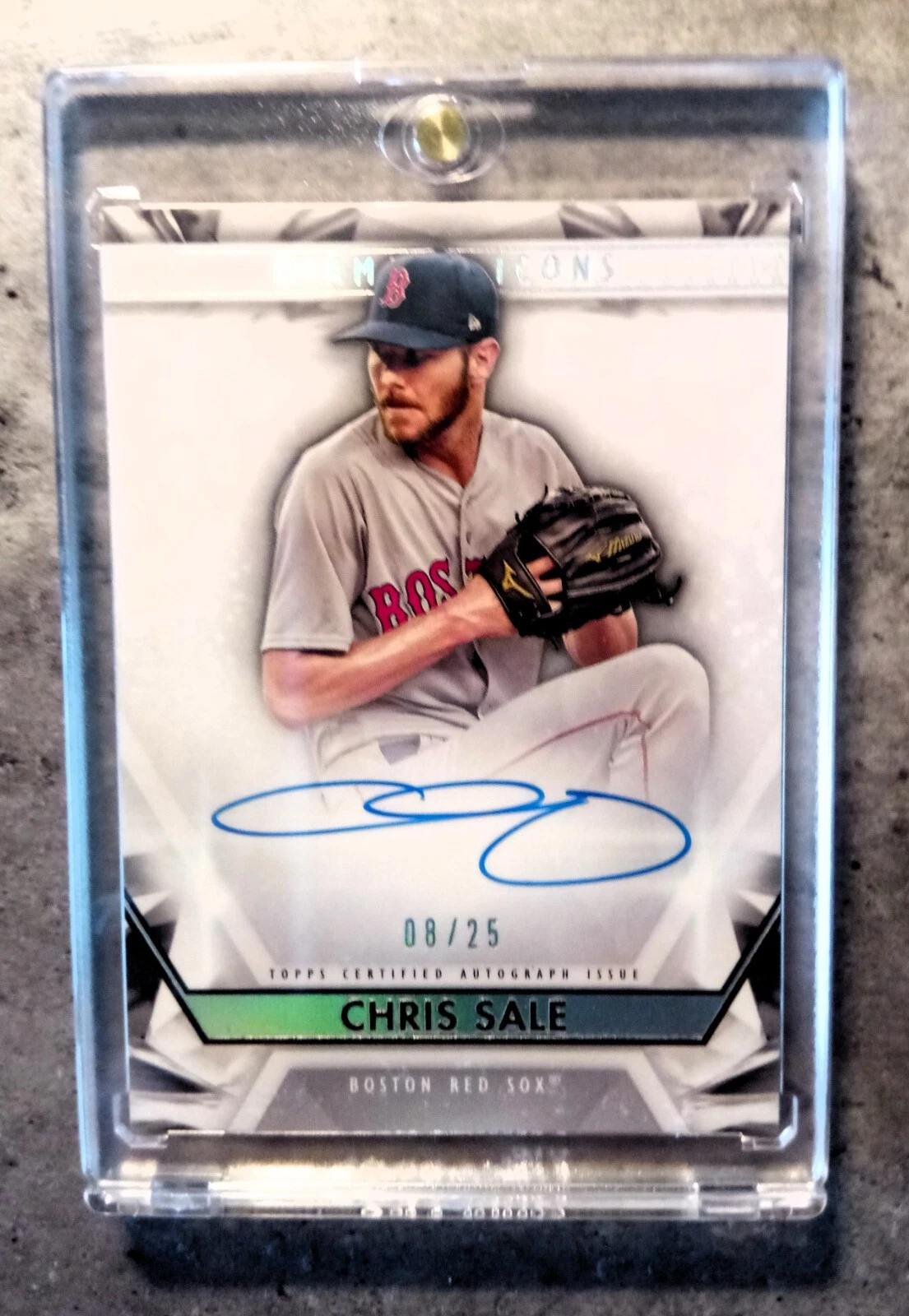 Chris Sale 2019 Topps Diamond Icons Autograph 08/25