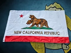 Oso bandera Fallout New Vegas New California Republic NCR grande (sellado) 5 pies X 3 pies - Imagen 1 de 3