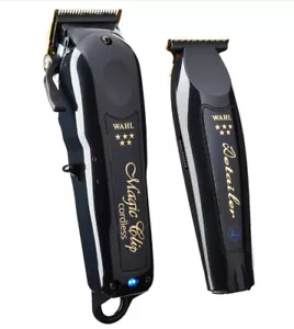 Wahl Cordless Barber Combo Black Magic Clip Clipper & Detailer Trimmer 2025 NEW - Picture 1 of 7