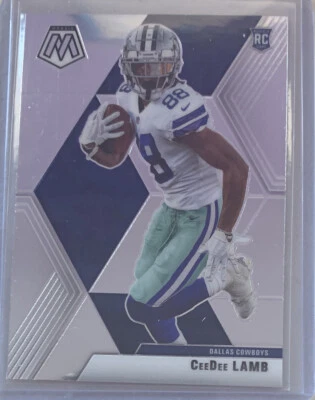 CeeDee Lamb 2020 Panini Mosaic Base Rookie Card RC #207 (Dallas Cowboys) - Image 1 of 2