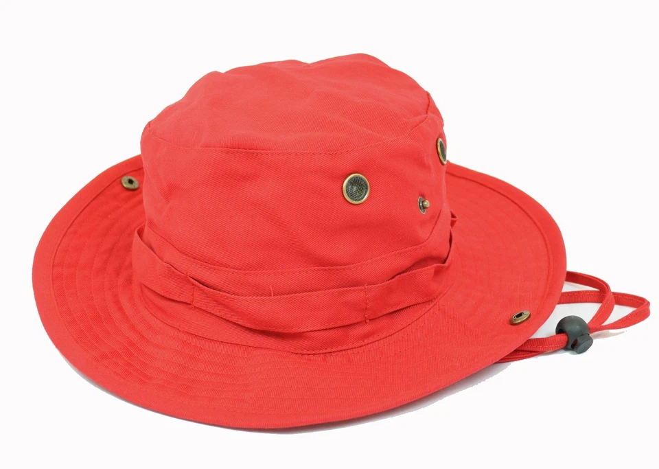 Nuevo Bucket Boonie Caza Pesca Exterior Safari Algodón Lavado Gorra Sombrero UPF-UV 50 Foto 1 de 1