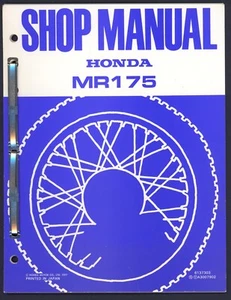 Honda MR175 Elsinore (75-77) Werkstatthandbuch Service Reparaturbuch MR 175 FH96 - Bild 1 von 18