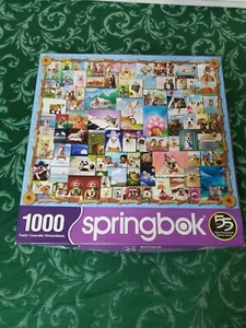 Springbok  1000 Piece Puzzle Animal Quackers ALL COMPLETE  - Picture 1 of 4