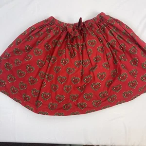 Hanna Andersson Red Heart Tulle Layered Skirt Girls 130 / US Size 8 - Picture 1 of 8