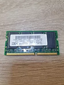 IBM 128MB Laptop RAM | SDRAM 100MHz | 16Mx64 | 3.3V | SO-DIMM - Foto 1 di 2