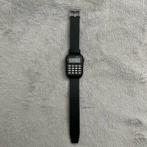 Vestal Calculator Watch Men Black 34mm Digital Cal New Battery DAT011 - Picture 1 of 4