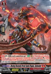 x4 Blazing Heavenly Break Equip Dragon, Kalmodak - D-BT13/061EN - C CFV M/NM - Picture 1 of 1